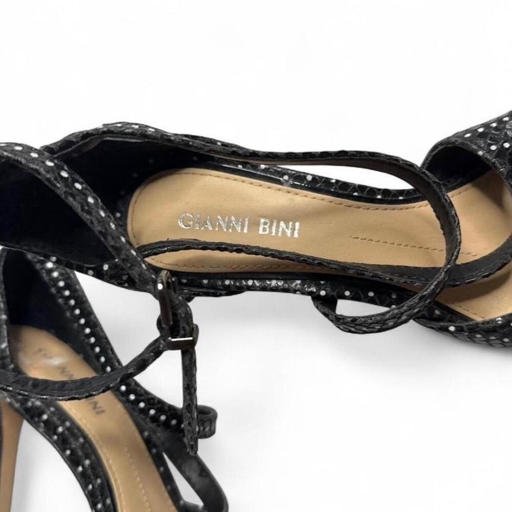 Polka Dot Gianni Bini black heels super sexy & chic size 6 - Picture 5 of 7